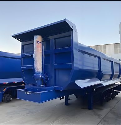 Erschwinglicher Semi-Anhänger für 3 Achsen 4 Achsen Neigungsrücken Dump Tipper Dump Semi-Anhänger