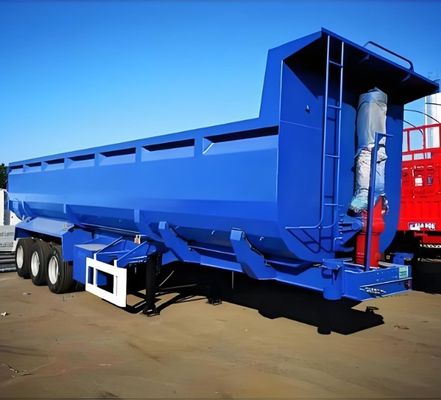 Erschwinglicher Semi-Anhänger für 3 Achsen 4 Achsen Neigungsrücken Dump Tipper Dump Semi-Anhänger