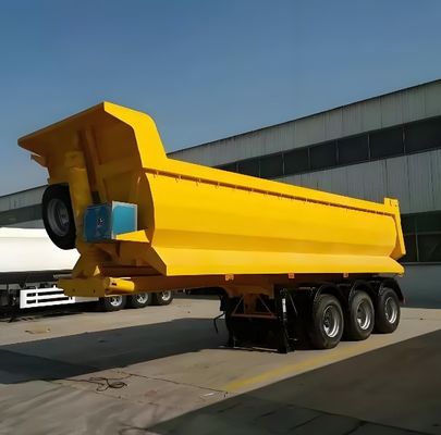 Erschwinglicher Semi-Anhänger für 3 Achsen 4 Achsen Neigungsrücken Dump Tipper Dump Semi-Anhänger