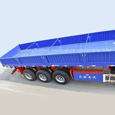 Direkt 3 Achsen Box Semi-Anhänger mit Seite offene Anhänger King Pin 2 &quot;50mm oder3.5&quot; 90mm