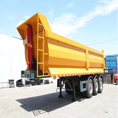 Maximale Nutzlast 40000 kg Sattelanhänger U-förmiger Rücken-Dump-Tipper-Sattelanhänger für Lkw