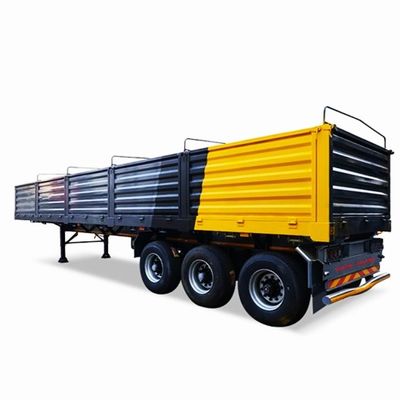 50 Tonnen Max Nutzlast Semi-Cargo-Anhänger mit 8,00-20 Felgen und kundenspezifischen Massenseitenplatten