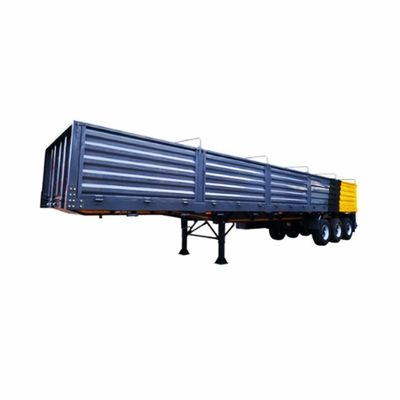50 Tonnen Max Nutzlast Semi-Cargo-Anhänger mit 8,00-20 Felgen und kundenspezifischen Massenseitenplatten