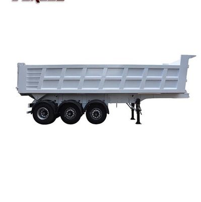 Anpassbarer 3/4 Achsen Stahl Hinterdump Semi-Anhänger Tipper Anhänger für Lkw Achse 3/4 Stück