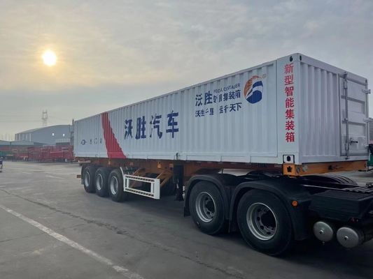 30-100 Tonnen Side Tipper Tipping Dump Trailer Dump Grain Semi Trailer für den Lkw-Transport