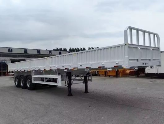 Maximale Nutzlast von 30000 kg Stahlzaun, Abfallseite, Seitenwand, Semi-Anhänger für den Massentransport