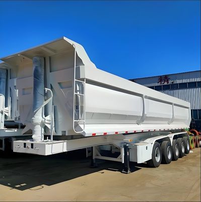 Wosheng 30-80 Tonnen Hinterbehälter mit maximaler Nutzlast von 30000 kg und U-Typ-Design