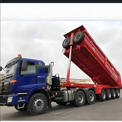 Wosheng 30-80 Tonnen Hinterbehälter mit maximaler Nutzlast von 30000 kg und U-Typ-Design