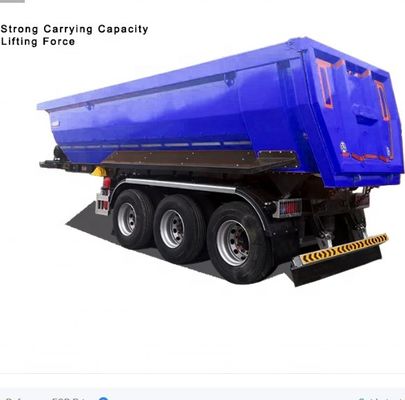 Maximale Nutzlast 40000 kg U-förmiger Anhänger für Lastwagen von 20 Jahren Wosheng Halbanhänger