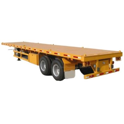 Lkw-Anhänger 7 Tonnen Container Flatbed Semi-Anhänger mit Zustand 3/4 Achse Tare Gewicht