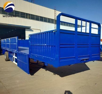 JOST King Pin 3 Achse 50 Tonnen Seitenplatte Lkw Semi-Anhänger mit Hebende Seitenwand