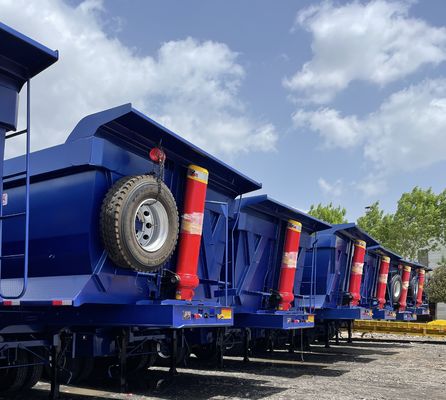 3 Achsen Gewicht 8,5 Tonnen 30cbm 40-50 Tonnen Hinterbehälter