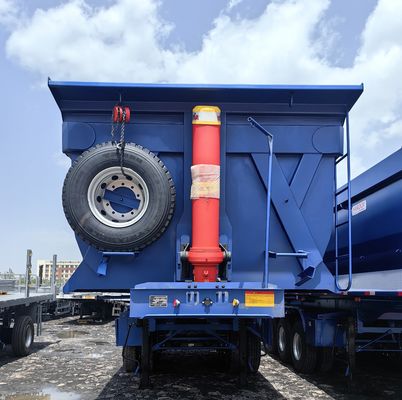 3 Achsen Gewicht 8,5 Tonnen 30cbm 40-50 Tonnen Hinterbehälter
