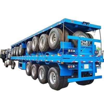Schwerlastplatform-Flachbettanhänger mit maximaler Nutzlast von 30000 kg und Hauptstrahl Q345b