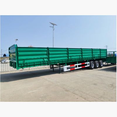 12400x2610x1550mm Sattelanhänger 3 Achse 4 Achse Zaun Seitenplatte Lkw Sattelanhänger