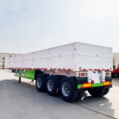 12400x2610x1550mm Sattelanhänger 3 Achse 4 Achse Zaun Seitenplatte Lkw Sattelanhänger