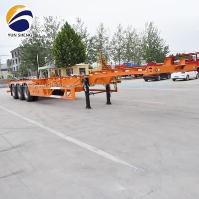 3 Achsen Container Chassis Skelett Semi-Truck Anhänger mit JOST 3,5 &quot;90mm King Pin
