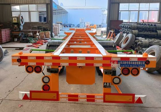 2 oder 3 Achsen 40ft Container Transport Semi-Trailer mit JOST 2&quot; 50mm oder 3,5&quot; 90mm King Pin