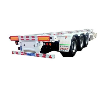 Wosheng 3 Achse 20FT 40FT Container Skelett Halbanhänger für Containertransport