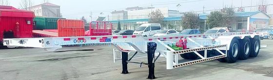 Wosheng 3 Achse 20FT 40FT Container Skelett Halbanhänger für Containertransport