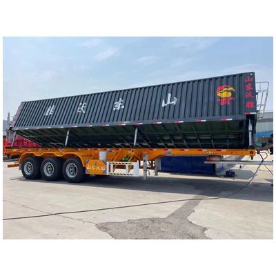 13000*2550*2900mm angepasster Hydraulik-Seitenkicker-Dump-Semianhänger für Lkw-Anhänger