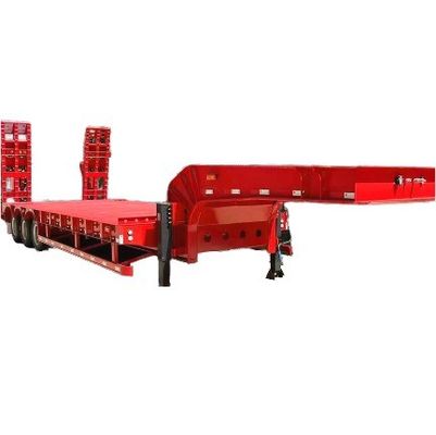 Lkw-Anhänger 3/4 Achs schwerer Dienst lowboy lowbed Halbanhänger für Baggertransport