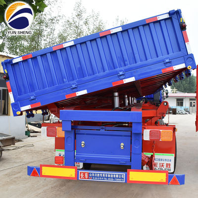 40 Tonnen Dump Semi-Anhänger Tipper Tipping Side Truck Anhänger mit 2&quot;/3.5&quot; King Pin