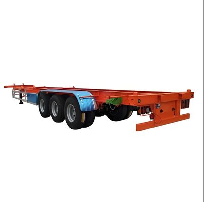 Lkw-Anhänger und erschwingliche 3 Achsen 4 Achsen Skelett Chassis Container Semi-Anhänger