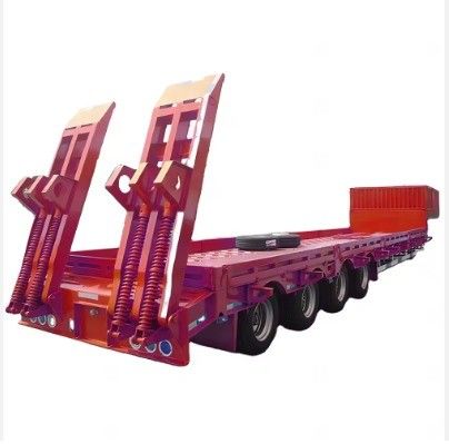 120 Tonnen Nutzlast Niedrigbett Semi-Anhänger mit 13000x3000x3300 Abmessungen und 50 King Pin