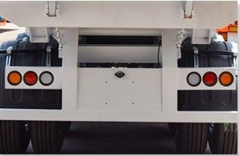 Mechanische Aufhängung Schwerlastfahrzeug 35-65 cbm U-Typ Hinterbehälter für Lastwagen