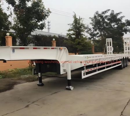 Low-Bed Container Chassis Loader Lowboy Semi-Trailer für den Transport von schweren Gütern