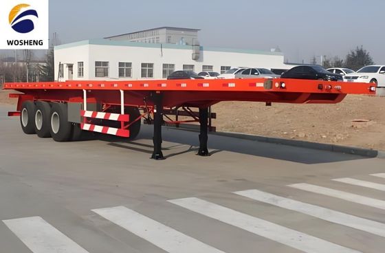 12.00R22.5 Reifen angepasst 2 3 4 Axlesd Versand 40ft Container Flatbed Truck Trailer