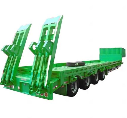 Wosheng Schwergeräte Transport Low Boy Truck Anhänger mit 3/4/5/6/7 Achsen