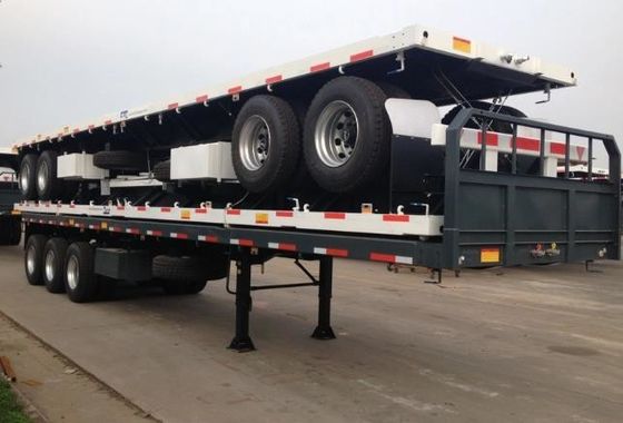 Best 20FT 40FT Container Chassis Flatbed Semi Trailer mit 28t schwerem Landegerät