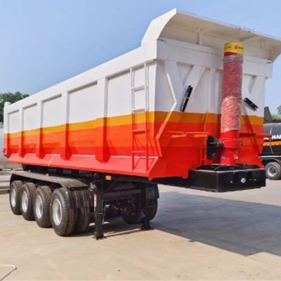 Maximale Nutzlast 30000 kg Semi-Anhänger Rücken-Dump Truck Anhänger für Ihre Anforderungen