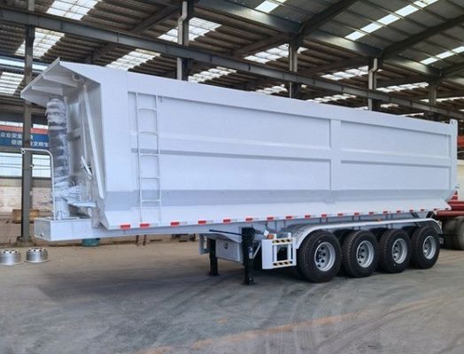 30 cbm 50 cbm U Typ 3 Achse 4 Achsen Hinterdump Halbanhänger Dumpper Tipper Anhänger für Lastwagen