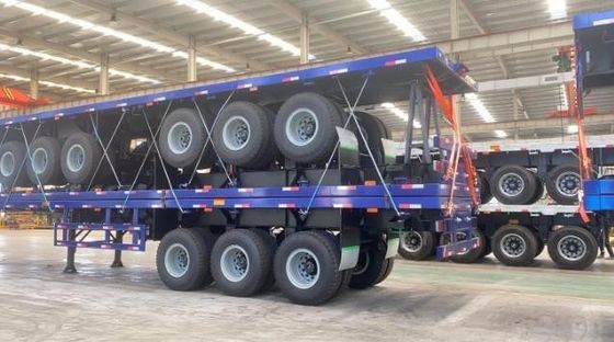 Anpassungsfähige Farbe und Größe 50 Tonnen Kapazität Container Lkw Anhänger für kommerzielle