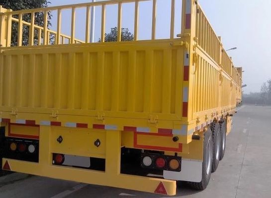 Auflieger für Lkw Auflieger mit 3 Achsen Zaun Auflieger für Vieh und Gemüse