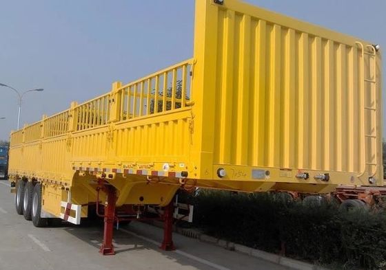 Auflieger für Lkw Auflieger mit 3 Achsen Zaun Auflieger für Vieh und Gemüse
