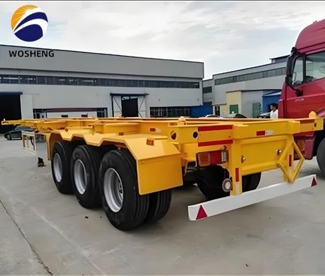 9.0-20*12pcs 90 Rim Truck Trailer für Containerlieferung Alle Größen Skeleton Semi Trailer