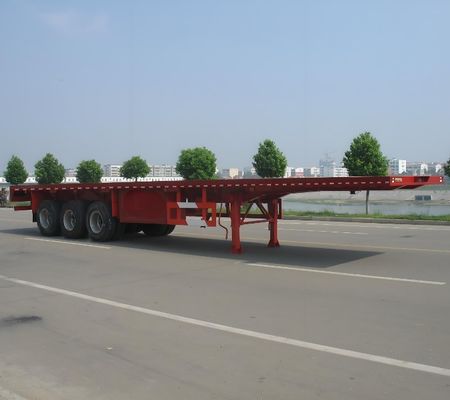 Gute 3-Achse 30-120tons Container Flachbett Lkw Anhänger für den Transport von Containern
