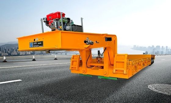 Abnehmbarer Gänsehals 4 Achsen-Low-Bed-Lader Halbanhänger mit anpassbarer Nutzlast