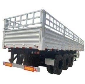 Stahltransport mit 3/4 Achse Flat Type Seitenzaun Semi-Anhänger von Professional