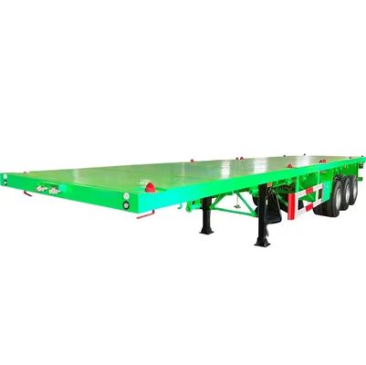 Multifunktionaler 3 Achsen Anhänger Flachbett mit 12.00R22.5 Reifen in 12500x2500x1600-3100mm