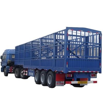 3 Achse 4 Achse Leichtgewicht Typ Zaun Semi-Anhänger für Gütertransport Lkw Anhänger