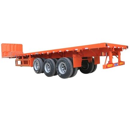 13 Tonnen*3 Achsen Mechanische Aufhängung Maßgeschneiderter Containeranhänger Niedrigflächigen Semianhänger