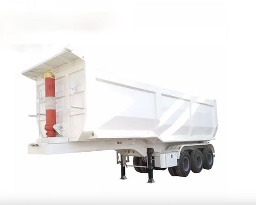 Lkw-Anhänger am beliebtesten 3 Achsen 40 60 Kubik Hinteranhänger Tipper Dump Semi-Anhänger