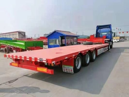 Direktverkauf Maßgeschneiderter Flatbed Semi-Trailer 2/3 Achse 20FT 40FT Container direkt