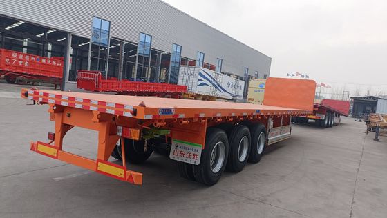 Direktverkauf Maßgeschneiderter Flatbed Semi-Trailer 2/3 Achse 20FT 40FT Container direkt