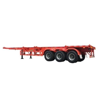 28 t schweres Landegerät, Gänsehals-Skelett, Semi-Anhänger mit Dual Line Bremssystem